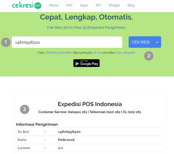 Cek Resi Kilat Khusus | cara cek resi pos express dan kilat khusus online 2018 Cek Resi Kilat Khusus | cara cek resi pos express dan kilat khusus online 2018